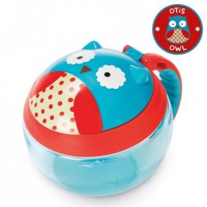 كوب للوجبات الخفيفة من  سكيب هوب زوو – بومة – Skip Hop Zoo Snack Cup – Owl