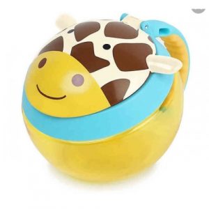 كوب الوجبات الخفيفة بشكل  زرافة من سكب هوب – Skip Hop Zoo Snack Cup – Giraffe