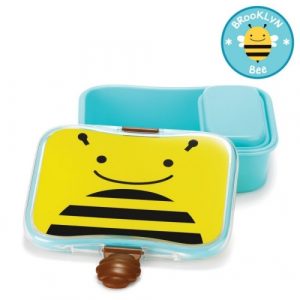 طقم حافظة الطعام للاطفال مع اشكال حديقة الحيوان من سكيب هوب, نحل – Skip Hop Zoo Lunch Kit – Bee