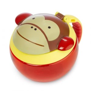 كوب الوجبات الخفيفة بشكل مونكي من سكب هوب – Skip Hop Zoo Snack Cup – Monkey