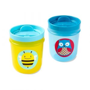 كوب بشكل (بومة / نحلة ) من سكب هوب – Skip Hop Two Zoo Tumbler Cups (Owl/ Bee)