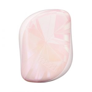 فرشاة شعر مدمجة لتصفيف شعر من تانجل تيزر، وردي فاتح – Tangle Teezer Compact Styler Smashed Holo Hair Brush, Light Pink