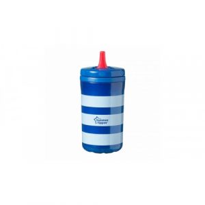 كوب سيبي المعزول التدفق الحر المعزول من تومي تيبي , كحلي – Tommee Tippee Insulated Free Flow Hard Spout Sippy Cup, Navy Blue