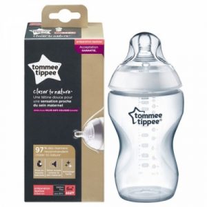 زجاجة رضاعة للأطفال من تومي تيبي سعة 1 × 340 مل 6 شهور وأكثر – Tommee Tippee 1X 340ml Baby Feeding Bottles 6M+