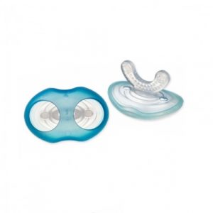 عضاضة للأسنان من تومي تيبي, مناسبة لعمر 3 أشهر فما فوق, اللون الأزرق – Tommee Tippee Closer to Nature +3 months Teether, 2 pieces, Blue