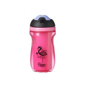كوب إكسبلورا معزول من تومي  تيبي باللون الزهري  12M + – Tomme Tippee  Explora  Insulated  Sipper Cup 12M+