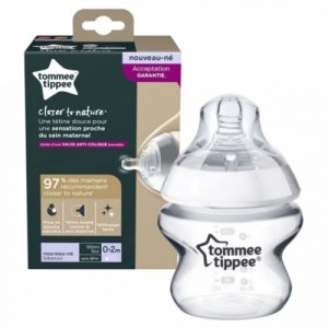 زجاجة كلوزر تو نيتشر ذات التدفق البطيء للغاية من تومي تيبي ، 150 مل – Tommee Tippee Closer to Nature Extra Slow Flow Bottle, 150 ml