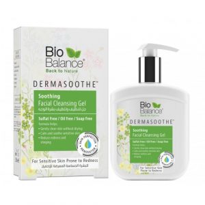 جل لتنظيف وتلطيف البشرة الحساسة والمعرضة للاحمرار من بيو بالانس – Bio Balance – Dermasoothe Cleansing gel
