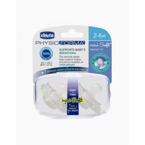 لهاية فيزيو فورما لايت للبنات، 6-16 شهرًا ، قطعتان من شيكو – Chicco Physio Forma Light Girl Pacifier, 6-16 Months, 2 Pieces
