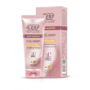 واقي شمس بالكولاجين، 50 مل من ايفا – Eva Collagen Sun Block, 50 Ml