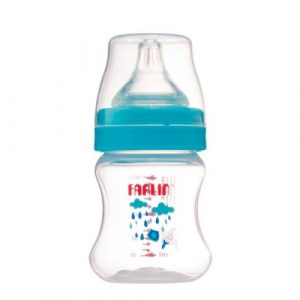 زجاجة رضاعة من فارلين ، 140 مل ، أزرق – Farlin Feeding Bottle, 140 ml, Blue