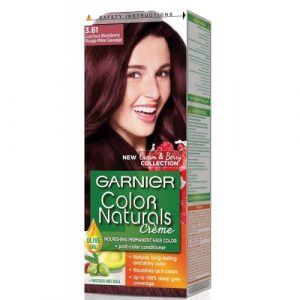 صبغة كولور ناتشورالز، درجة رقم 3.61 توت أسود فاتح من غارنييه – Garnier Color Naturals Hair, Color 3.61 Luscious Blackberry