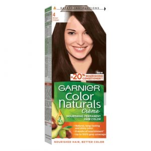 صبغة كولور ناتشورالز، بني, درجة رقم 4 من غارنييه – Garnier Color Naturals Hair, Brown Color, 4