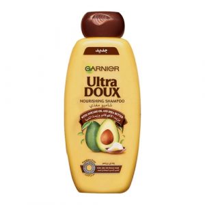 شامبو بزيت الأفوكادو وزبدة الشيا  الترا دوكس من غارنييه ، 400 مل – Garnier Ultra Doux Shampoo, Avocado Oil & Shea Butter , 400ml