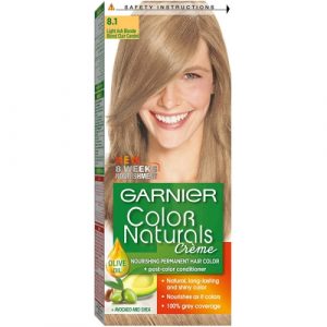 صبغة الشعر رقم 8.1 لون شعر اشقر رمادي فاتح من غارنييه – Garnier Color Naturals 8.1 Light Ash Blonde Haircolor