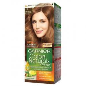 صبغة شعر، لون بني، 60 مل من غارنييه – Garnier Color Naturals 7.7 Hazel Brown Haircolor
