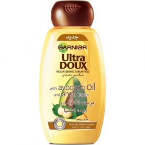 شامبو مغذي بزيت الأفوكادو و زبدة الشيا، 600مل من غارنييه – Garnier Ultra Doux Avocado Oil And Shea Butter Nourishing Shampoo 600ml