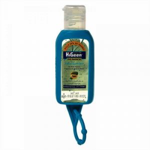 معقم اليدين مضاد للبكتيريا 50 مل, باللون الازرق الغامق من هاي جين – HiGeen Anti-Bacterial Hand Sanitizer, 50 Ml, Dark Blue Color