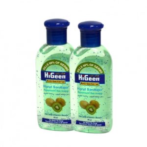 كحول معقم، 110 مل من هايجين – Higeen Alcohol Gel, 110ml (2pcs)