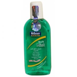 غسول فم برائحة النعناع، 110 مل من هايجين – Higeen Mouthwash Soft Mint, 110 Ml