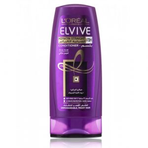 بلسم كيراتين يدوم 72 ساعة , 200 مل من لوريال باريس – L’Oreal Paris Elvive Keratin Straight 72 Hours Conditioner, 200 Ml