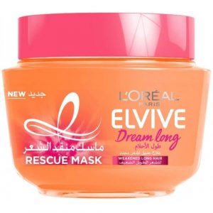 قناع الانقاذ طويل الاحلام من الفيف من  لوريال باريس ، 300 مل – L’Oreal Paris Elvive Dream Long Rescue Mask, 300 ml