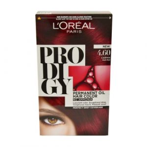 صبغة الشعر خالية من الأمونيا 4.6 احمر عميق 150جم من لوريال باريس – Prodigy Permanent No Ammonia Hair Color 4.6 Dark Red 150g