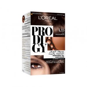 صبغة الشعر خالية من الأمونيا, درجة رقم 4.15 من لوريال باريس – L’Oreal Paris Prodigy Permanent No Ammonia Hair Color, Number 4.15