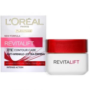 كريم مقاوم للتجاعيد المحيطة حول العينين، 15 مل من لوريال باريس – L’Oreal Paris Revitalift Anti-Wrinkle Eyes Contour Cream, 15ml