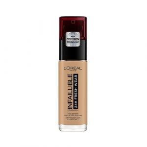 كريم أساس سائل يدوم 24 ساعة, درجة رقم 260 من لوريال باريس – L’Oreal Paris Infallible 24 Hour Fresh wear Liquid Foundation, Number 260