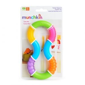 عضاضة شكل 8 من مانشكين – Munchkin Twisty Figure 8 Teether Toy