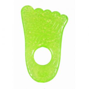 عضاضة مطاطية بتصميم القدم, باللون الاخضر من مانشكين – Munchkin Fun Ice Foot Chewy Teether, Green Color