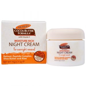 كريم ليلي مرطب بتركيبة زبدة الكاكاو من بالمرز ، 2.70 أونصة – Palmer’s Cocoa Butter Formula Moisture Rich Night Cream, 75g