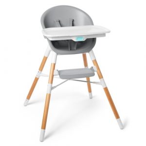 كرسي مرتفع 4 في 1, باللون الرمادي والأبيض من سكيب هوب – Skip Hop 4 In 1 High Chair, Grey And White Color