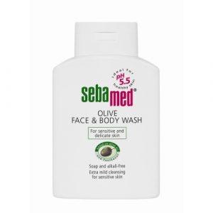 غسول الوجه والجسم من سيباميد 200 مل – Sebamed Olive Face & Body Wash 200 ml