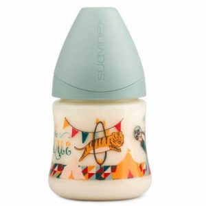 رضاعة فسيولوجية للاطفال, باللون الأخضر، 150 مل من سوافينكس – Suavinex Feeding Bottle for Babies Physiological, Green Color, 150 Ml