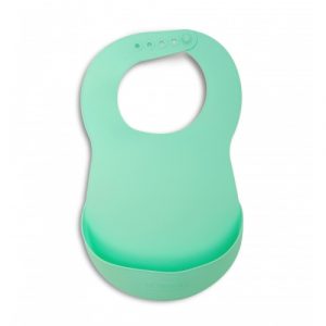 مريلة اطفال سوفت مقاومة للماء, باللون الاخضر من سوافينكس – Suavinex  Waterproof Baby Soft Bib – Green
