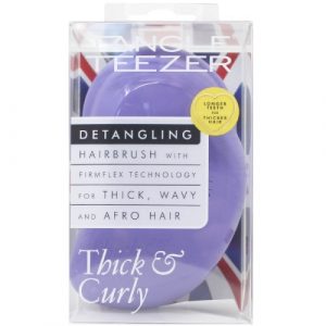 Tangle Teezer Thick and Curly Detangling Hairbrush, Lilac Fondant – Tangle Teezer Thick and Curly Detangling Hairbrush, Lilac Fondant
