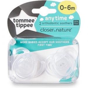 لهاية أطفال لكل الأوقات, 0-6 شهور من تومي تيبي – Tommee Tippee Anytime Soother, 0-6 Months