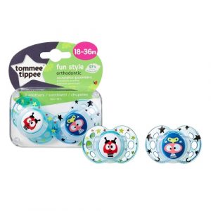 لهاية المرح من تومي تيبي ، من 18 إلى 36 شهرًا – Tommee Tippee Fun Soother, 18-36 Months