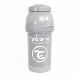 رضاعة مضاد للمغص 180 مل من تويست شيك لون رمادي فاتح – Twistshake Anti-Colic180ml Pastel Grey