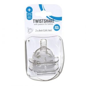 حلمة المضادة للمغص +6 شهر من تويست شيك – Twistshake Anti-Colic Teat Plus +6 Months
