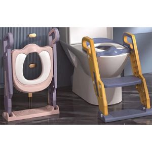 نونية درج – زهري – Stair Potty for Children – Pink