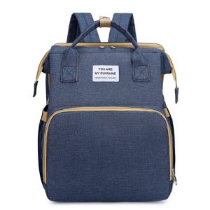 حقيبة ظهر مع إمكانية التحويل إلى سرير – كحلي – Back Bag With Bed – Navy Blue