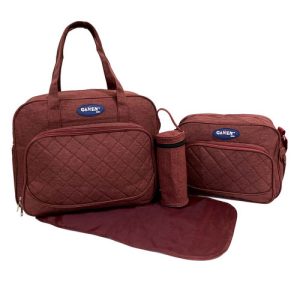 حقيبة مكونة من اربع قطع – خمري – 4 Pieces Bag – vinous